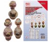 Surtido de tornillos y anillos de estanquidad de cobre para tapón de cárter | 534 piezas BGS 8118